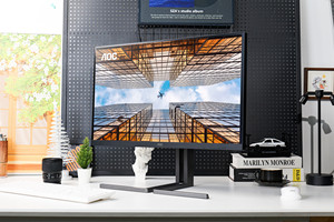 AOC K27U3设计显示器图赏：红点奖设计，生产力标杆